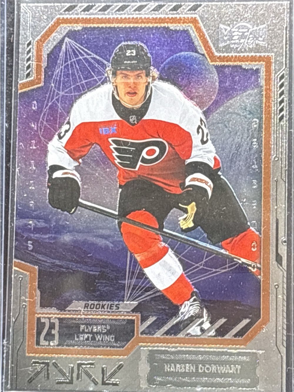 Upper Deck Karsen Dorwart Hockey Rookie Card